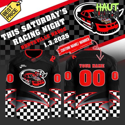 Huntsville Havoc x Racing Night New 2025 Special Hockey Jersey