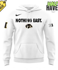 Iowa Hawkeyes Nothing Easy Special New Hoodie