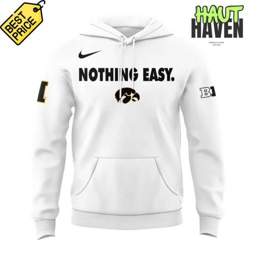 Iowa Hawkeyes Nothing Easy Special New Hoodie