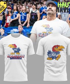 Kansas Jayhawks Basketball Legend RCJH Scot Pollard Special White Shirt