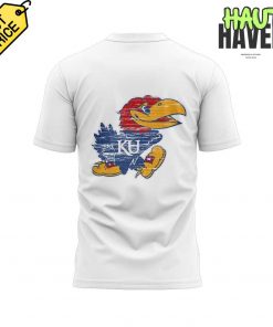 Kansas Jayhawks Basketball Legend RCJH Scot Pollard Special White Shirt