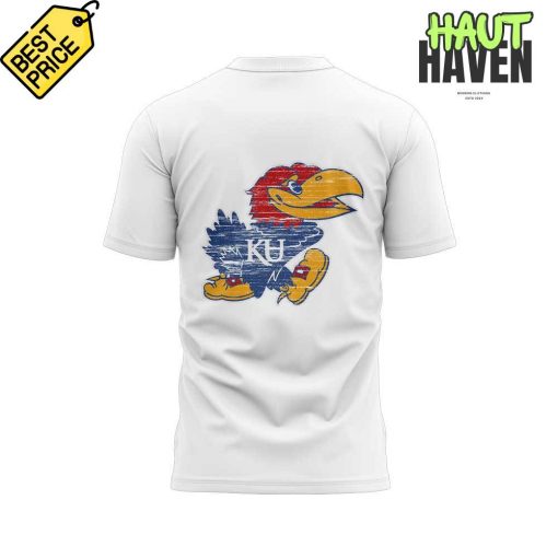 Kansas Jayhawks Basketball Legend RCJH Scot Pollard Special White Shirt