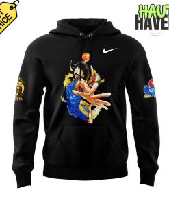 Kansas Jayhawks One Piece Game Night Collab Special Black Hoodie