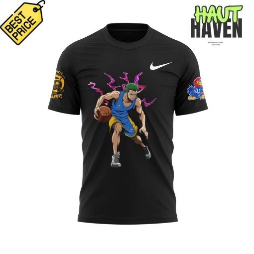 Kansas Jayhawks Welcome Luffy Special Black Tee