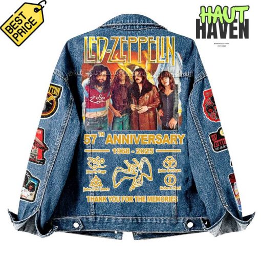 Led Zeppelin 57th Anniversary Denim Jacket