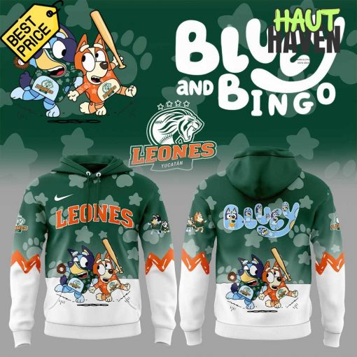 Leones de Yucatán Bluey and Bingo Special Hoodie