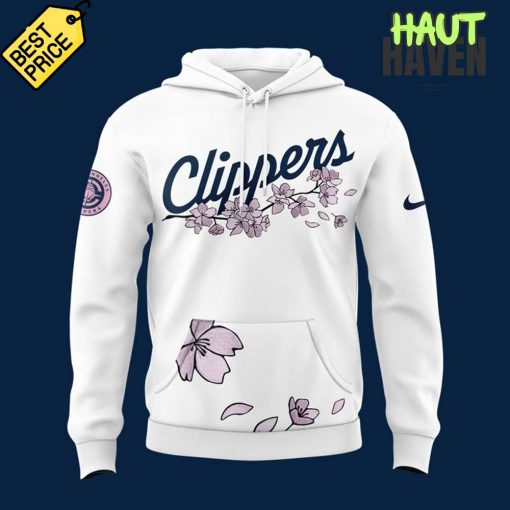 Los Angeles Clippers Japanese Heritage Night White Hoodie