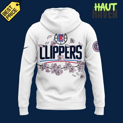 Los Angeles Clippers Japanese Heritage Night White Hoodie