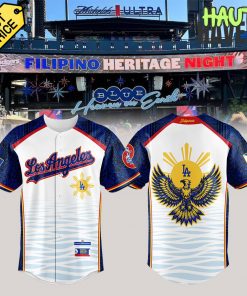 Los Angeles Dodgers Filipino Heritage Night 2025 Baseball Jersey