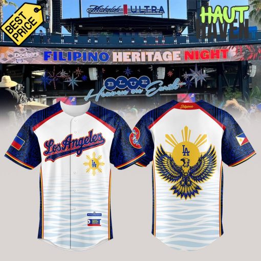 Los Angeles Dodgers Filipino Heritage Night 2025 Baseball Jersey