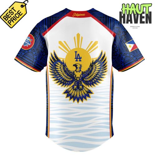 Los Angeles Dodgers Filipino Heritage Night 2025 Baseball Jersey