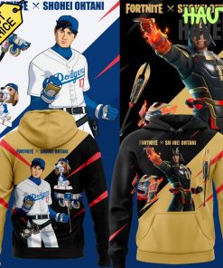 Los Angeles Dodgers Fortnite x Shohei Ohtani Special Hoodie