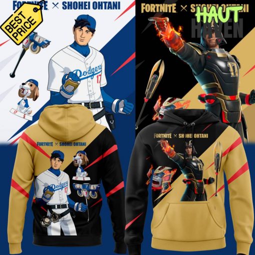 Los Angeles Dodgers Fortnite x Shohei Ohtani Special Hoodie