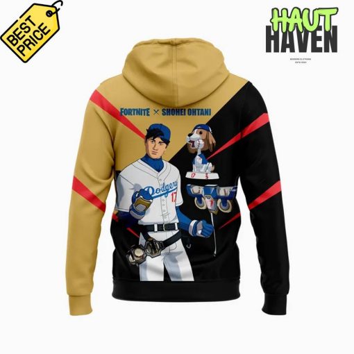 Los Angeles Dodgers Fortnite x Shohei Ohtani Special Hoodie