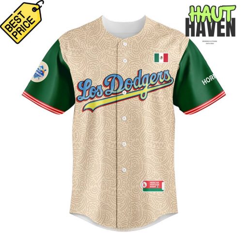 Los Angeles Dodgers Mexican Heritage Night Lucha Dodgers Special Baseball Jersey