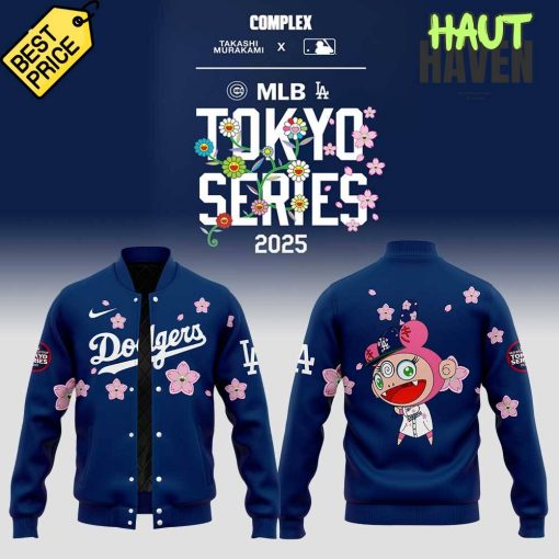 Los Angeles Dodgers Takashi Murakami x MLB World Tour Tokyo Series 2025 Blue Jacket