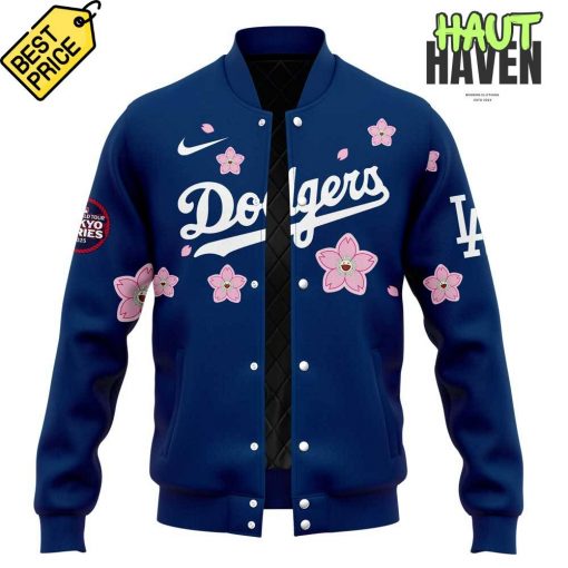 Los Angeles Dodgers Takashi Murakami x MLB World Tour Tokyo Series 2025 Blue Jacket