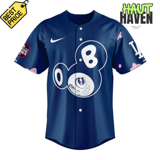 Los Angeles Dodgers Takashi Murakami x MLB World Tour Tokyo Series 2025 Special Baseball Jersey