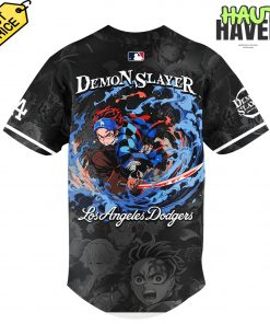 Los Angeles Dodgers x Demon Slayer Special Black Jersey (3)