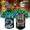 Los Angeles Dodgers x Demon Slayer Special Black Jersey