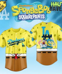 Los Angeles Dodgers x SpongeBob SquarePants Special New Baseball Jersey