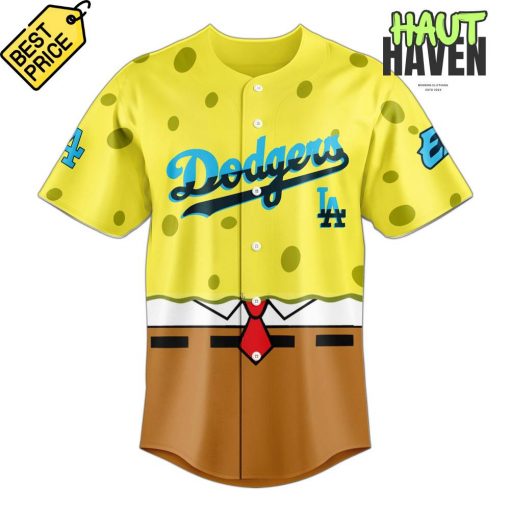 Los Angeles Dodgers x SpongeBob SquarePants Special New Baseball Jersey