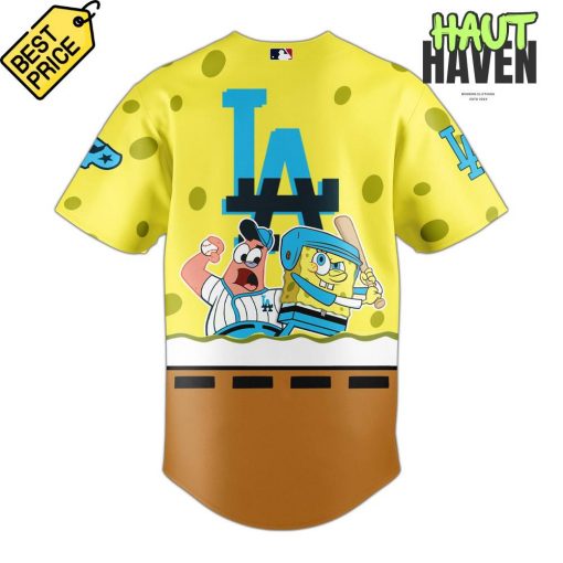 Los Angeles Dodgers x SpongeBob SquarePants Special New Baseball Jersey