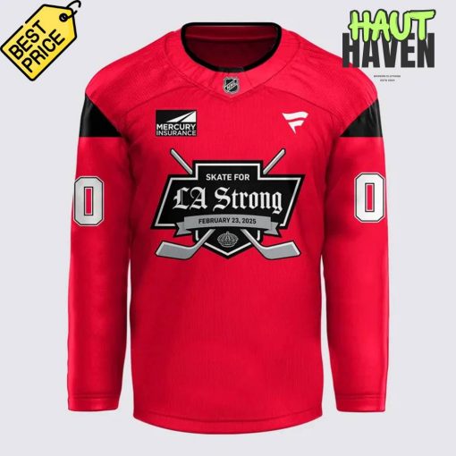 Los Angeles Kings “Skate for LA Strong” Red Jersey Jersey