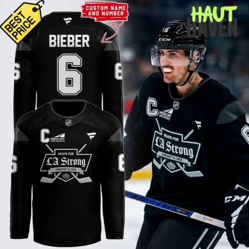 Los Angeles Kings “Skate for LA Strong” x Justin Bieber Hockey Jersey