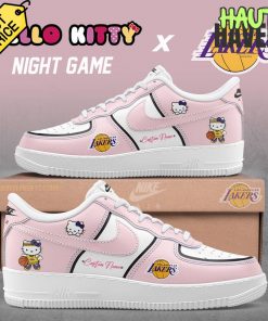 Los Angeles Lakers x Hello Kitty Night Game Special New 2025 Air Force 1 Sneaker 1