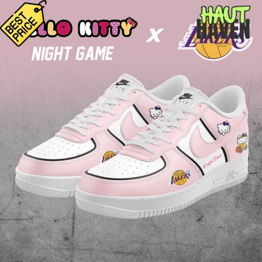 Los Angeles Lakers x Hello Kitty Night Game Special New 2025 Air Force 1 Sneaker