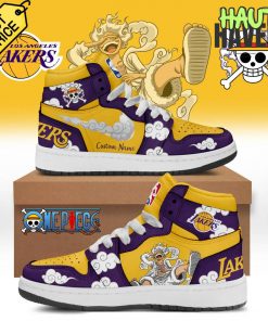 Los Angeles Lakers x One Piece Game Night Collab Air Jordan 1 Sneaker