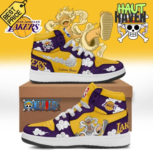 Los Angeles Lakers x One Piece Game Night Collab Air Jordan 1 Sneaker