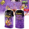 Los Angeles Lakers x One Piece Game Night Collab Personalized Purple Jersey Shorts