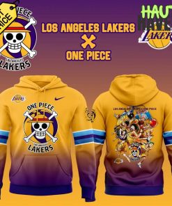 Los Angeles Lakers x One Piece Game Night Collab Special Hoodie