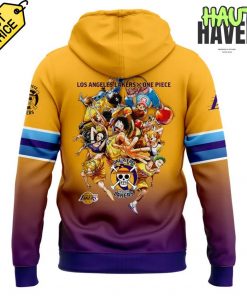 Los Angeles Lakers x One Piece Game Night Collab Special Hoodie