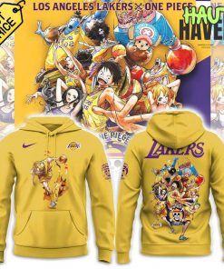 Los Angeles Lakers x One Piece Sanji Special Yellow Hoodie