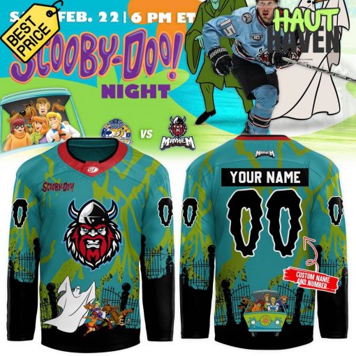 Macon Mayhem x Scooby Doo Personalized Special Hockey Jersey