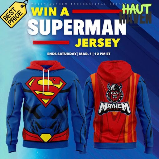 Macon Mayhem x Superman Special Hoodie