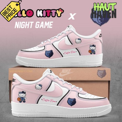 Memphis Grizzlies x Hello Kitty Night Game Special New 2025 Air Force 1 Sneaker