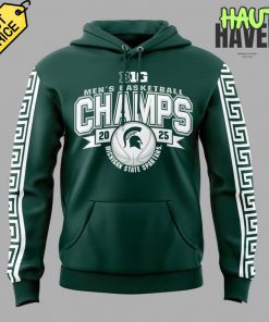 Michigan State Spartans Basketball Big 10 Champions Hoodie