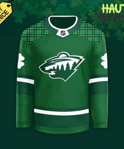 Minnesota Wild x St. Patrick's Day Special Green Hockey Jersey