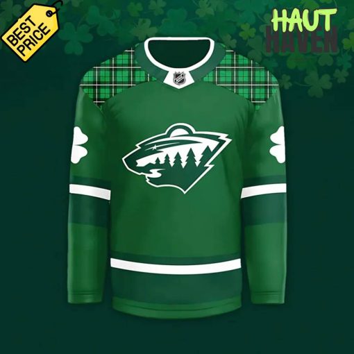 Minnesota Wild x St. Patrick’s Day Special Green Hockey Jersey