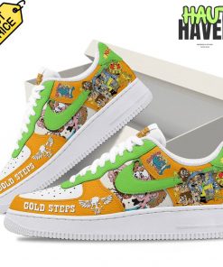 Neck Deep Gold Steps Special Air Force 1 Sneaker