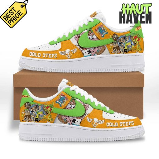 Neck Deep Gold Steps Special Air Force 1 Sneaker