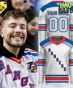 New York Rangers x Mr. Beast Special Hockey Jersey