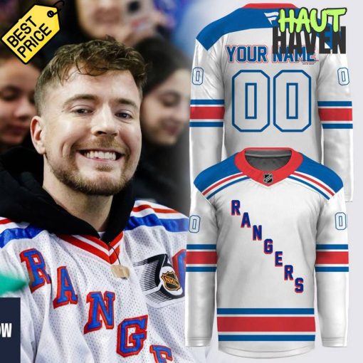 New York Rangers x Mr. Beast Special Hockey Jersey