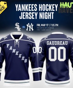 New York Yankees x 2025 Hockey Jersey Night Special Edition Jersey