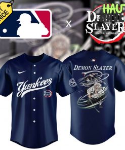 New York Yankees x Demon Slayer MLB 2025 Special Collab Jersey