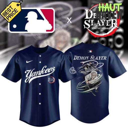 New York Yankees x Demon Slayer MLB 2025 Special Collab Jersey